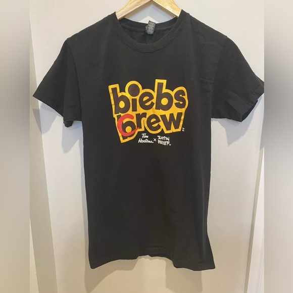 Biebs Brew/Crew Shirt - Justin Bieber X Tim Hortons - SMALL - Picture 7 of 9